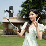 ZHIYUN CINEPEER CQ5: Compact voice-controlled stabilizer with AI tracking, magnetic fill light, long battery life for filming