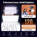 ZHIYUN FIVERAY M60 Ultra 60W Pocket RGB Video Light | Ultra-Portable Fill Light for Creators