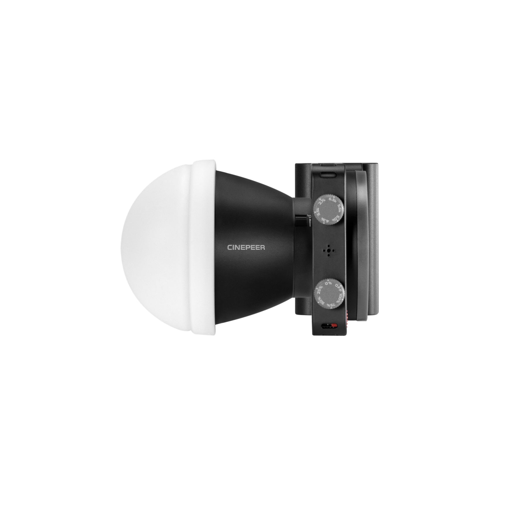 ZHIYUN CINEPEER CX100 portable LED light, 100W brightness, 2700K-6500K color temperature, CRI≥96, TLCI≥97, 710g