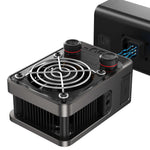 ZHIYUN MOLUS X60 compact LED light, 60W output, RGB modes, grip battery, PD charging, Bowens mount compatibility