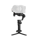 ZHIYUN CRANE 4 3-axis handheld gimbal with extended arm supporting a compact cinema camera
