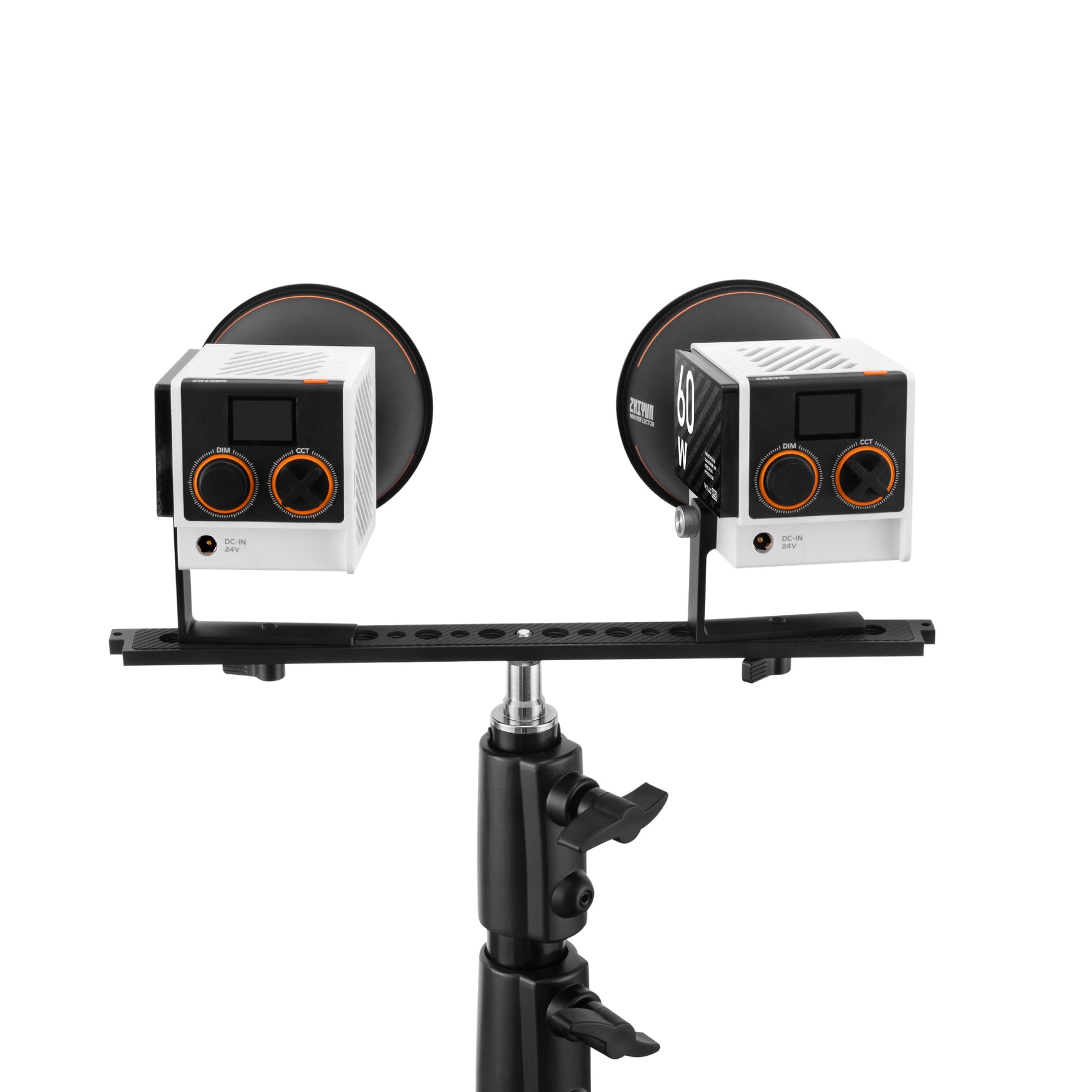 ZHIYUN the black flexible adjustable porous expansion board is for MOLUS X100, MOLUS G60, and FIVERAY M40