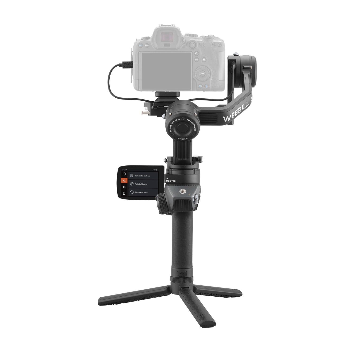 ZHIYUN Weebill 2 Camera Stabilizers: DSLR/mirrorless Support, 2.88" Touch Display, Object Tracking, PD Dast Charging, 9h Runtime.