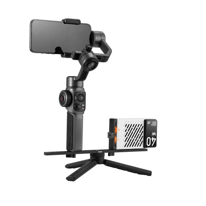 ZHIYUN the black flexible adjustable porous expansion board is for MOLUS X100, MOLUS G60, and FIVERAY M40