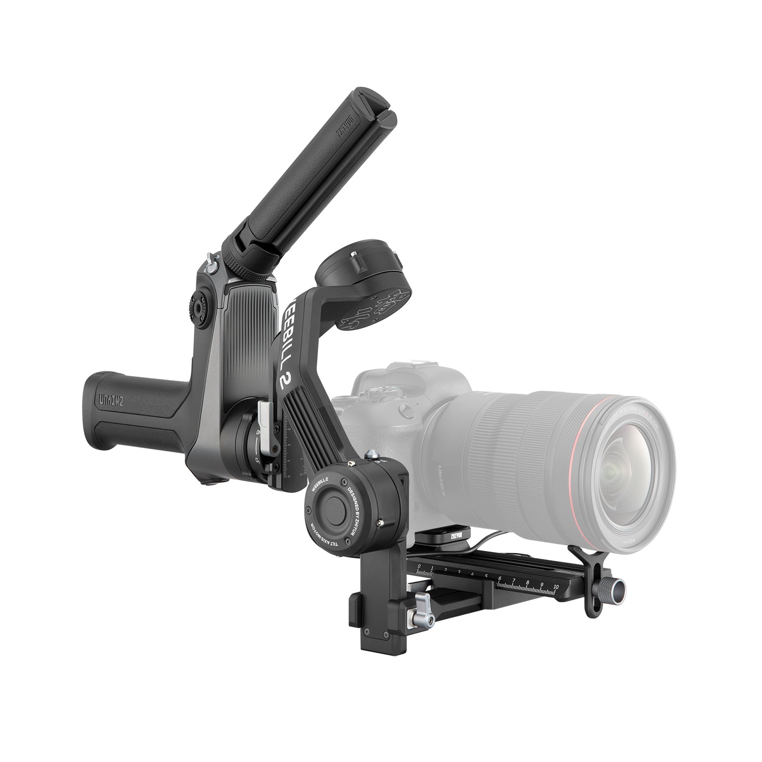 ZHIYUN Weebill 2 Camera Stabilizers: DSLR/mirrorless Support, 2.88" Touch Display, Object Tracking, PD Dast Charging, 9h Runtime.