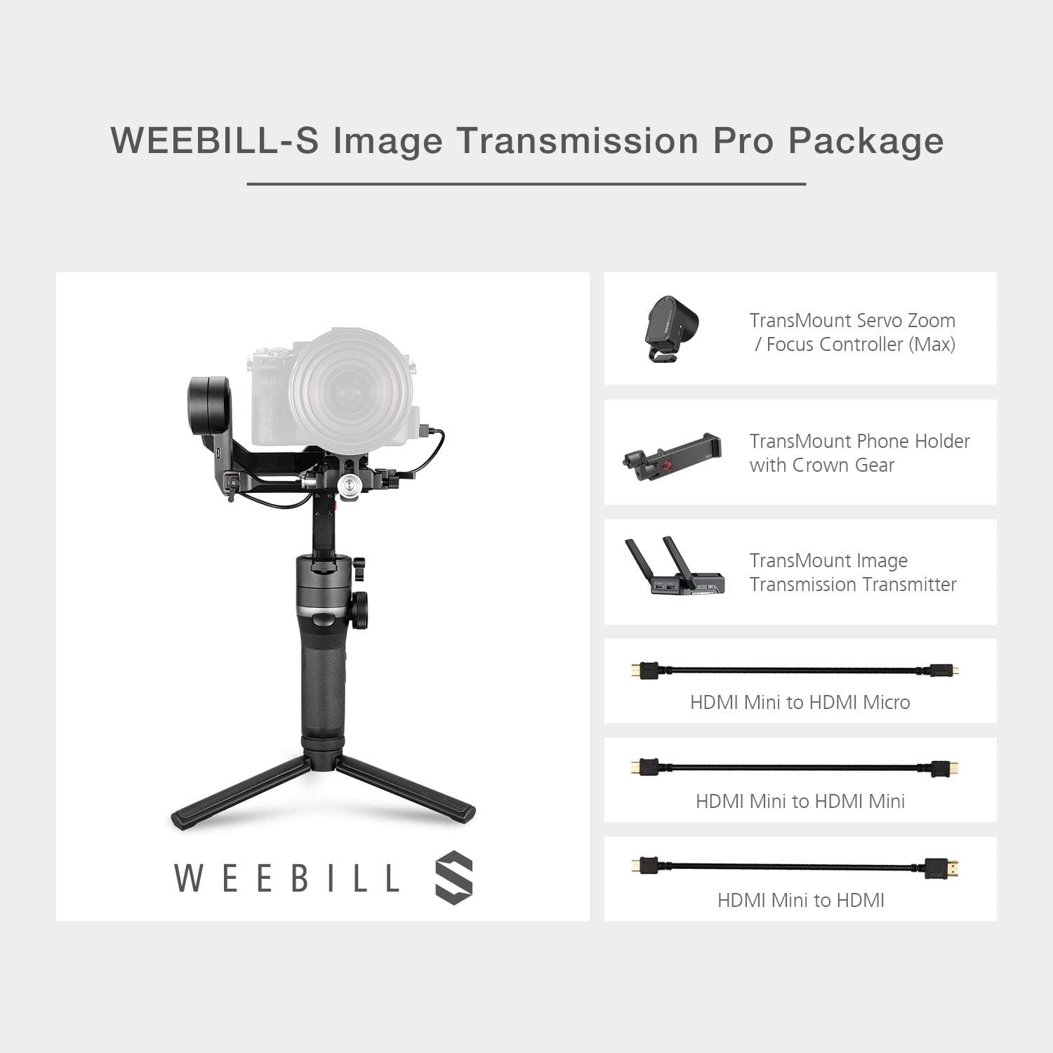 ZHIYUN Weebill S: Sling Mode 2.0 saves 40% effort, vertical shooting, dual quick-release plates, PD fast charging, and 21-hour battery runtime.