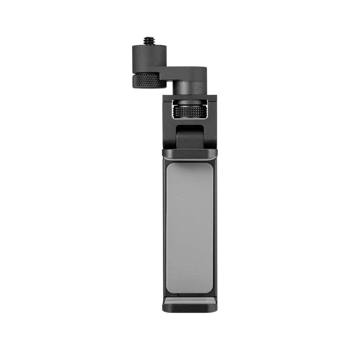ZHIYUN black camera holder, equipped with black buttons, is a professional camera accessory.